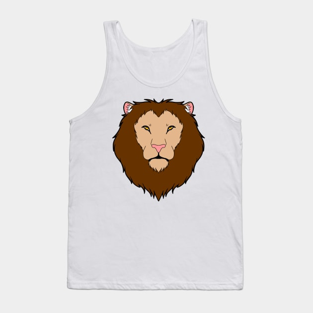 Lion Tank Top by Adastumae